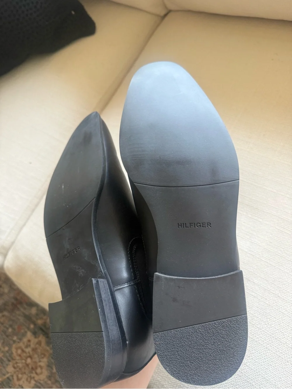 Tommy Hilfiger polished black